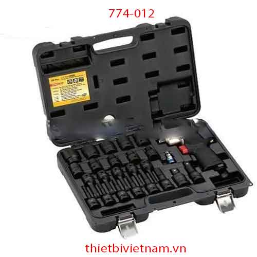 Bộ súng xiết bu lông 25 cái 1/2 inch hãng Gestar model 774-012