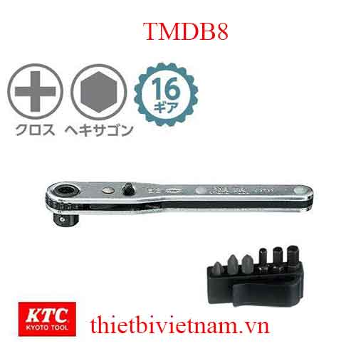 Bộ tay vặn vít hãng KTC TMDB8