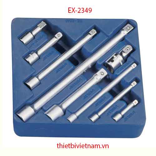 BỘ THANH NỐI DÀI 1/4 INCH, 3/8 INCH & 1/2 INCH 9 CHIẾC HÃNG GENIUS MODEL EX-2349