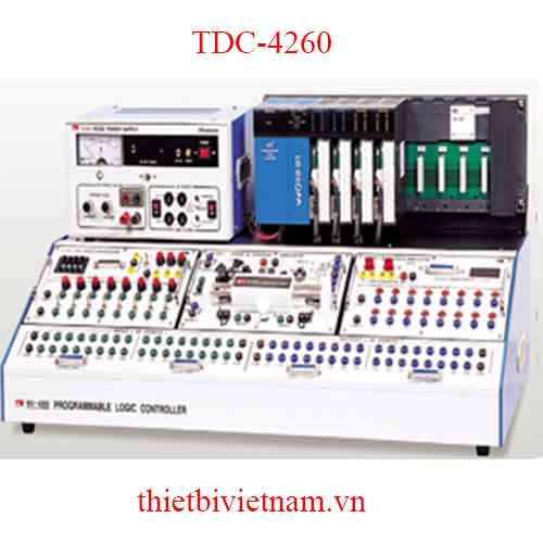 BỘ THÍ NGHIỆM ĐIỀU KHIỂN CHƯƠNG TRÌNH LOGIC MODEL TDC-4260