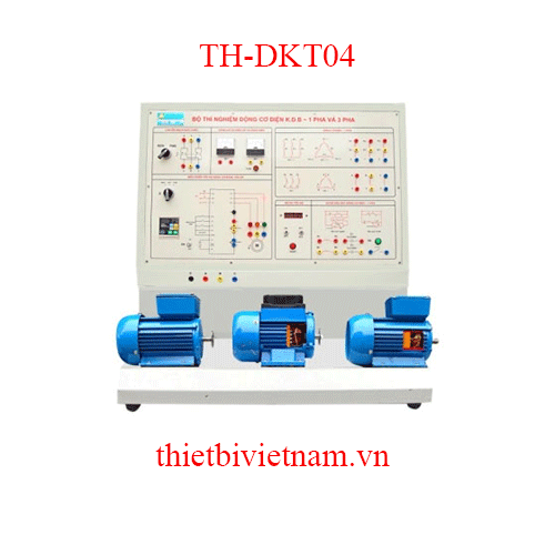 BỘ THÍ NGHIỆM VỀ ĐỘNG CƠ 1 PHA VÀ 3 PHA TH-DKT04