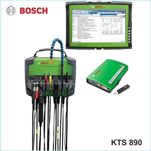 Bộ thiết bị chẩn đoán khảo nghiệm ô tô BOSCH KTS 890 (DCU 130 + KTS 540 + FSA 500) 