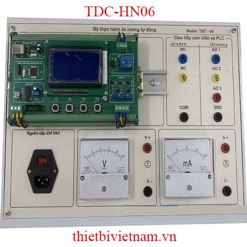 BỘ THỰC HÀNH ĐO LƯỜNG TỰ ĐỘNG MODEL TDC-HN06