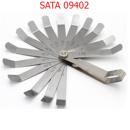 Bộ thước lá 16 chi tiết 0.05-1.00mm SATA 09402