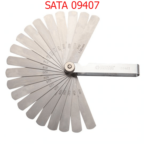 Bộ thước lá 32 chi tiết 0.02-1.00mm SATA 09407