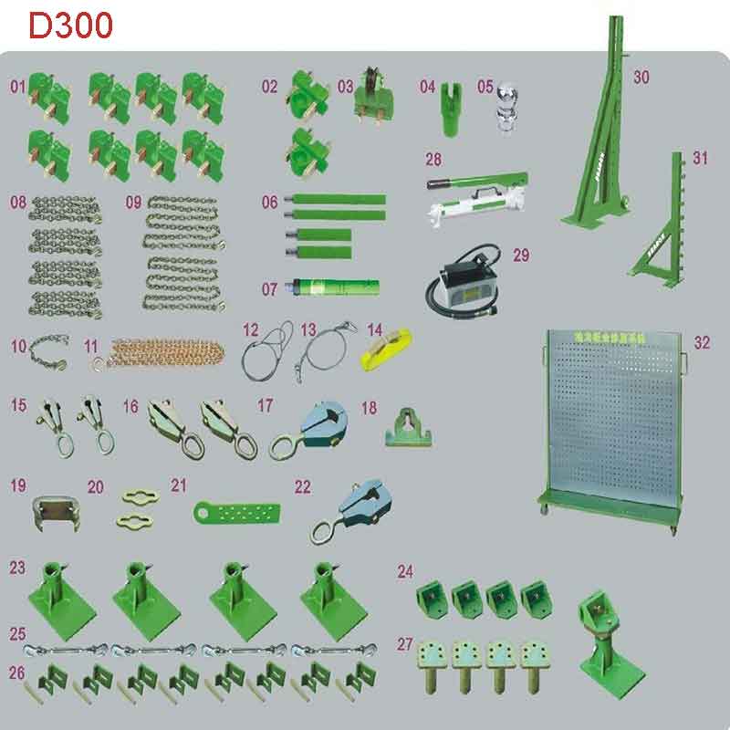 Bộ thủy lực bơm đôi và Phụ kiện DC300 