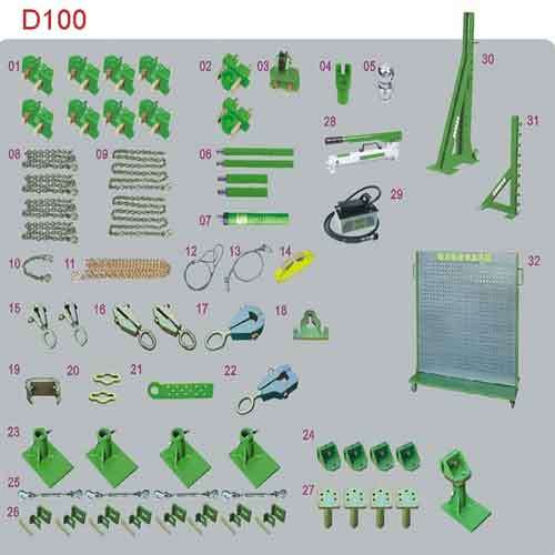 Bộ thủy lực bơm đơn và Phụ kiện DC100