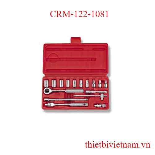 Bộ típ 1/4 inch 17 cái hệ inch Crossman CRM-122-1081