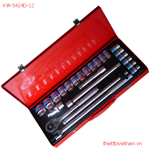 Bộ típ 24 món Đức  ( MỚI )( Lục ) 1/2 inch [ 10 -- 32 mm ] TOP KW-S424D-12