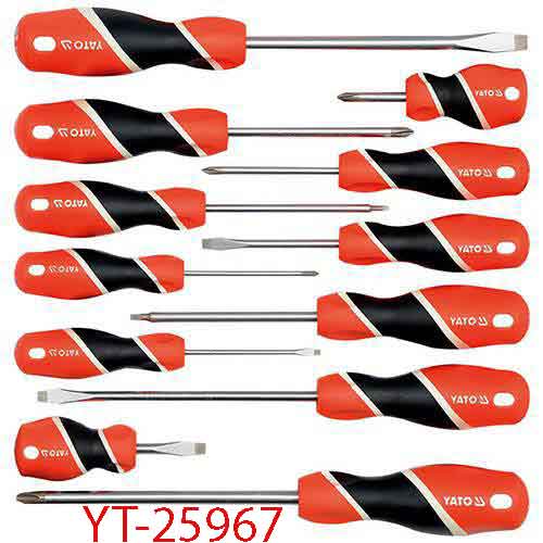 Bộ tô vít 12 chi tiết YATO YT-25967