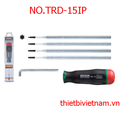 BỘ TÔ VÍT MÔ MEN XOẮN VESSEL NO.TRD-15IP