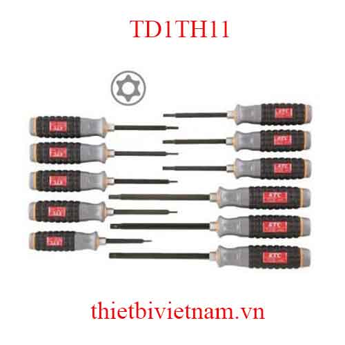 Bộ tô vít sao hãng KTC TD1TH11