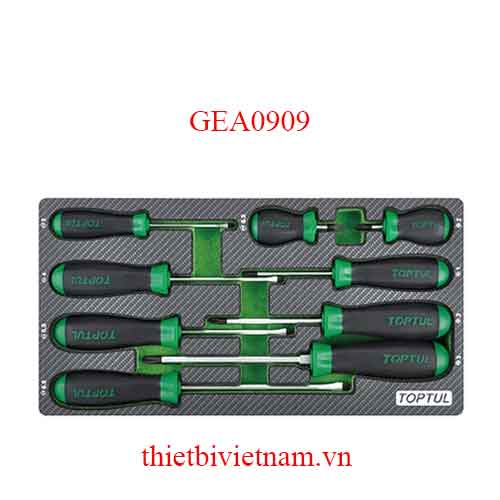 BỘ TUA VÍT 9 CHI TIẾT TOPTUL GEA0909