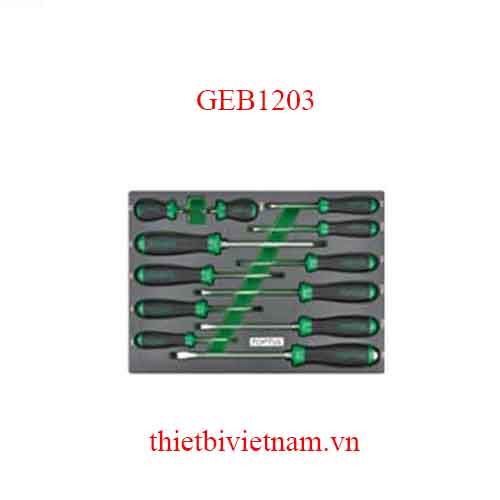 BỘ TUA VÍT BAKE DẸT TOPTUL 12 CHI TIẾT GEB1203