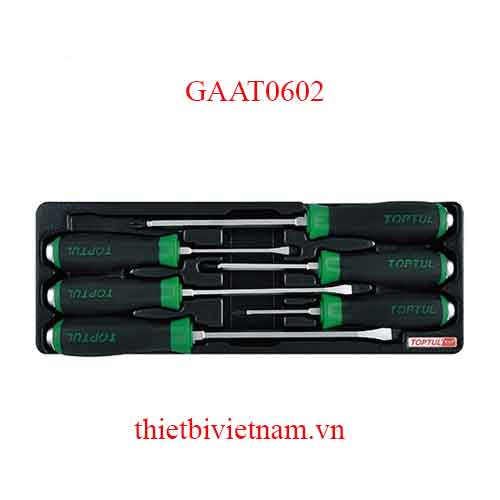 BỘ TUA VÍT ĐÓNG 6 CHI TIẾT TOPTUL GAAT0602