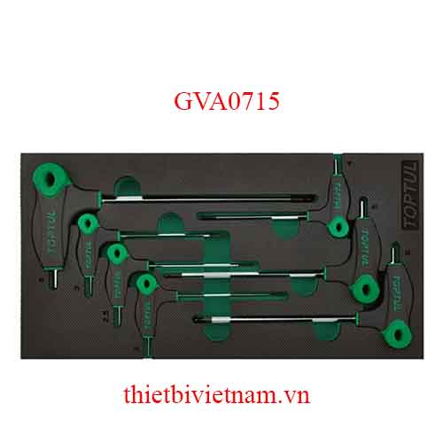 BỘ TUA VÍT LỤC GIÁC 2 ĐẦU BI CHỮ L TOPTUL GVA0715