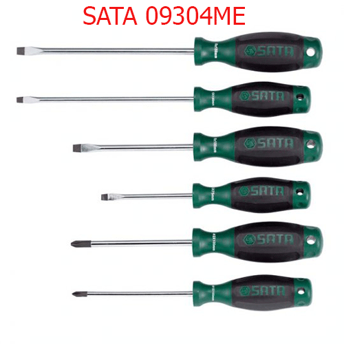 Bộ tuốc nơ vít 6 chi tiết SATA 09304ME