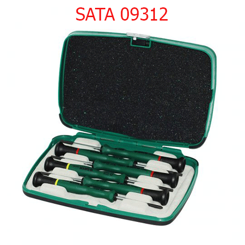 Bộ tuốc nơ vít 6 chi tiết SATA 09312