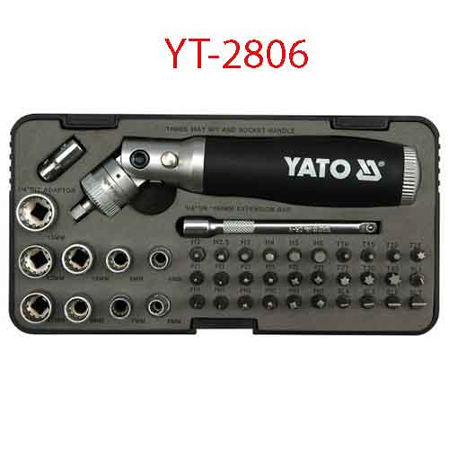 Bộ tuốc nơ vít đa năng 42 chi tiết YATO YT-2806