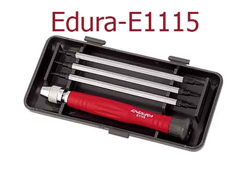 Bô tuốc nơ vít mini 4 cây 1 mũi (Dẹp 2.0 - Pake PH00) 1 mũi (Dẹp 2.4 - Pake PH0) 1 mũi ( T6 - T8 )