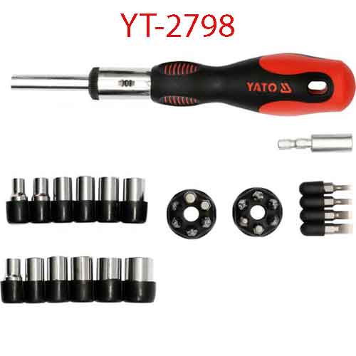 Bộ tuốc nơ vít tuýp 30 chi tiết YATO YT-2798