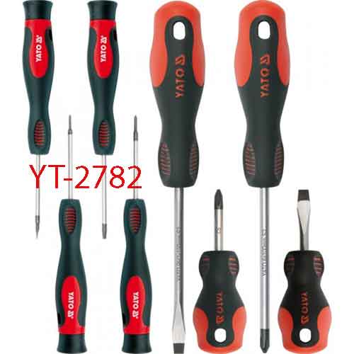 Bộ Tuốc-nơ-vít 8 chi tiết YATO YT-2782
