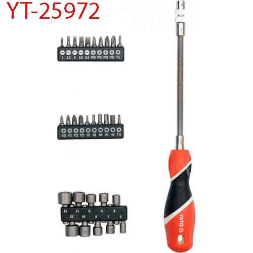 Bộ Tuốc-nơ-vít ĐA NĂNG YATO 31 CHI TIẾT YT-25972