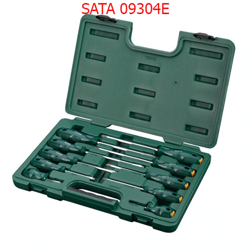 Bộ tuốt nơ vít 10 chi tiết SATA 09304E