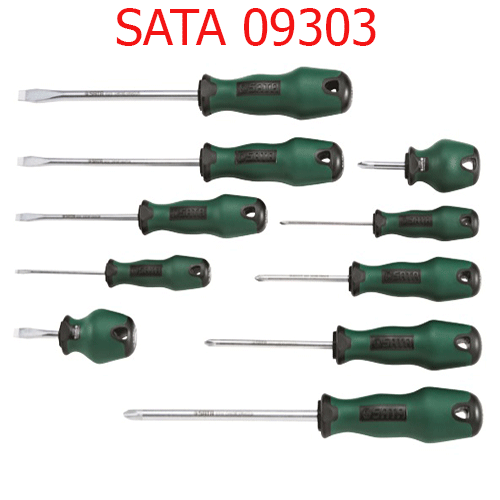 Bộ tuốt nơ vít cách điện 7 chi tiết SATA 09303