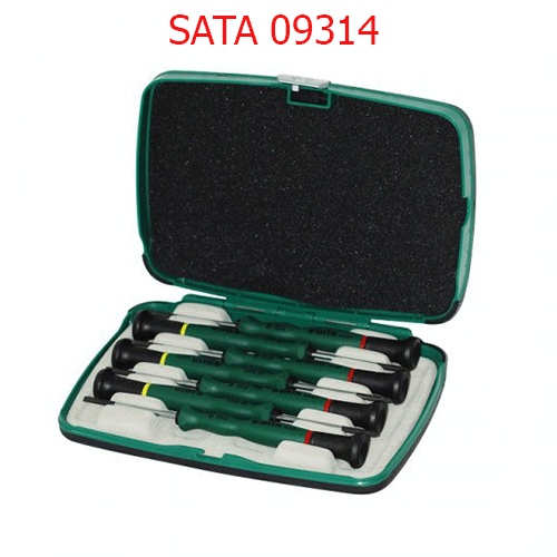 Bộ tuốt nơ vít cán dài 7 chi tiết SATA 09314