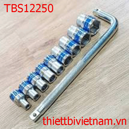Bộ tuýp 10 món 1/2 inch ( Cần L ) [ 10,11,12,13,14,17,19,22,24 mm ]  TOP TBS12250
