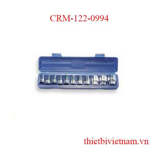 Bộ tuýp 11 chi tiết trắng kích thước 1/2 inch Crossman CRM-122-0994