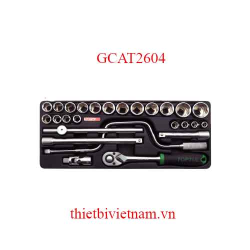 BỘ TUÝP 1/2 INCH - 26 MÓN TOPTUL GCAT2604