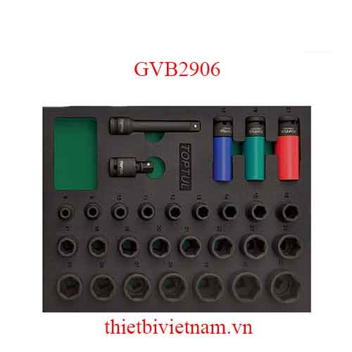 BỘ TUÝP 1/2 INCH 29 CHI TIẾT TOPTUL GVB2906