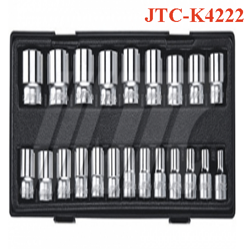 Bộ tuýp 22 chi tiết ½” JTC-K4222
