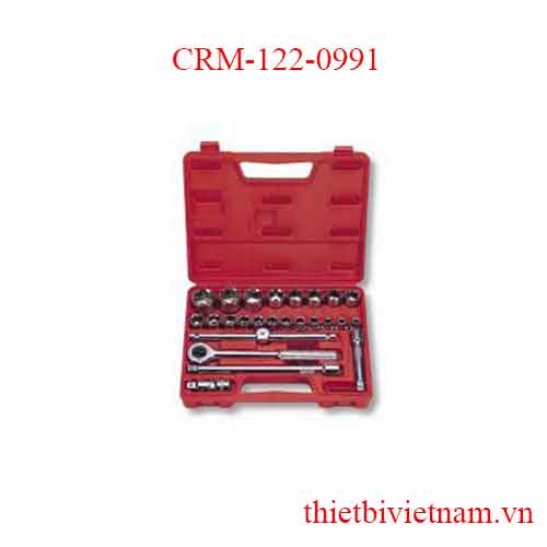 Bộ tuýp 25 chi tiết kích thước 1/2 inch Crossman CRM-122-0991