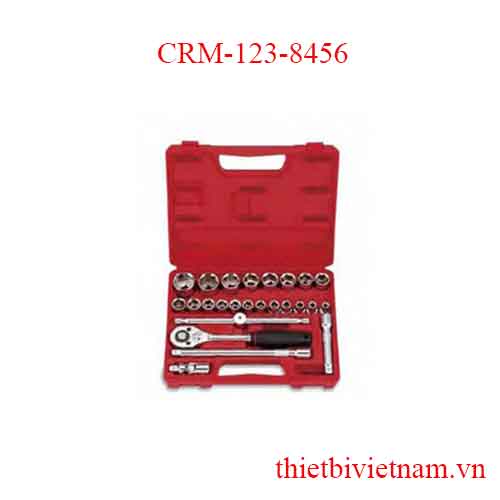 Bộ tuýp 25 chi tiết kích thước 1/2 inch Crossman CRM-123-8456