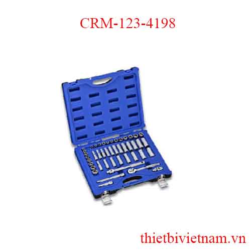 Bộ tuýp 45 chi tiết  kích thước 3/8 inch Crossman CRM-123-4198