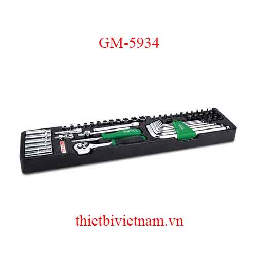 BỘ TUÝP BÔNG 1/4 INCH 59 CHI TIẾT TOPTUL GM-5934