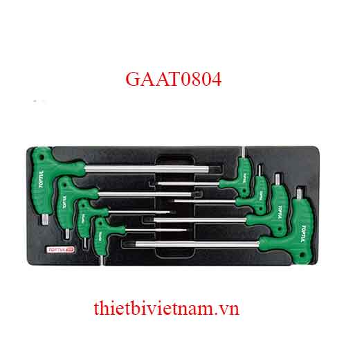 BỘ TUÝP CHỮ L 2 ĐẦU SAO 8 CHI TIẾT TOPTUL GAAT0804