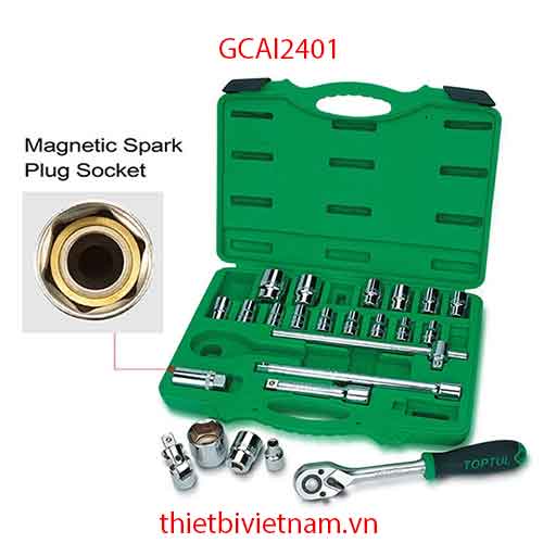 BỘ TUÝP ĐẦU 1/2 INCH 24 CHI TIẾT GCAI2401