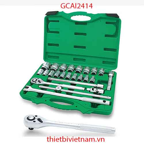 BỘ TUÝP ĐẦU 1/2 INCH 24 CHI TIẾT GCAI2414