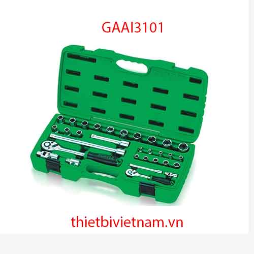 BỘ TUÝP ĐẦU 1/4 INCH & 3/8 INCH 31 CHI TIẾT GAAI3101