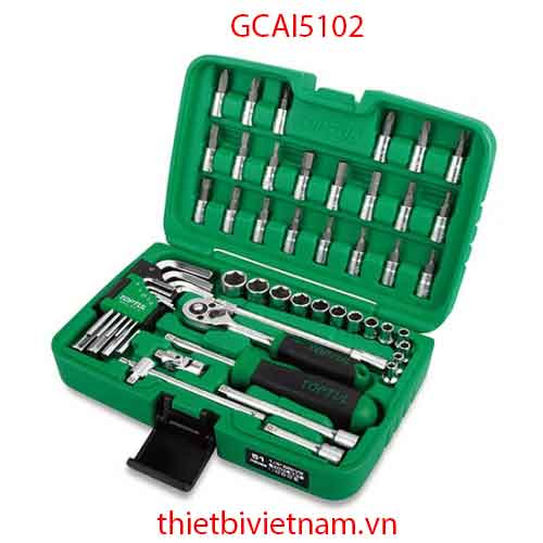 BỘ TUÝP ĐẦU 1/4 INCH 51 CHI TIẾT GCAI5102