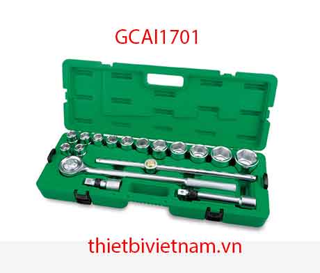 BỘ TUÝP ĐẦU 3/4 INCH 17 CHI TIẾT GCAI1701