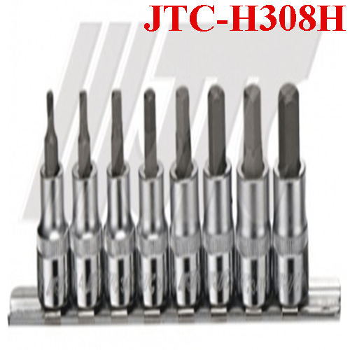 Bộ tuýp đầu lục giác cỡ 3/8”  -  8 chi tiết JTC-H308H