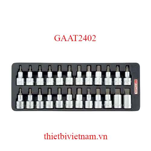 BỘ TUÝP ĐẦU VÍT 1/2 INCH 24 CHI TIẾT TOPTUL GAAT2402