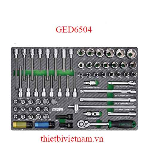 BỘ TUÝP ĐẦU VÍT 1/2 INCH 65 CHI TIẾT TOPTUL GED6504