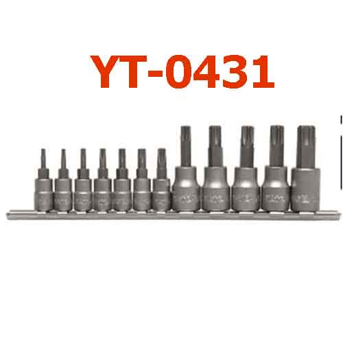 Bộ tuýp, đầu vít sao 12  chi tiết YATO YT-0431