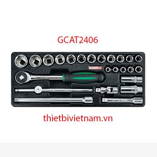 BỘ TUÝP LỤC GIÁC 1/2 INCH 24 CHI TIẾT TOPTUL GCAT2406